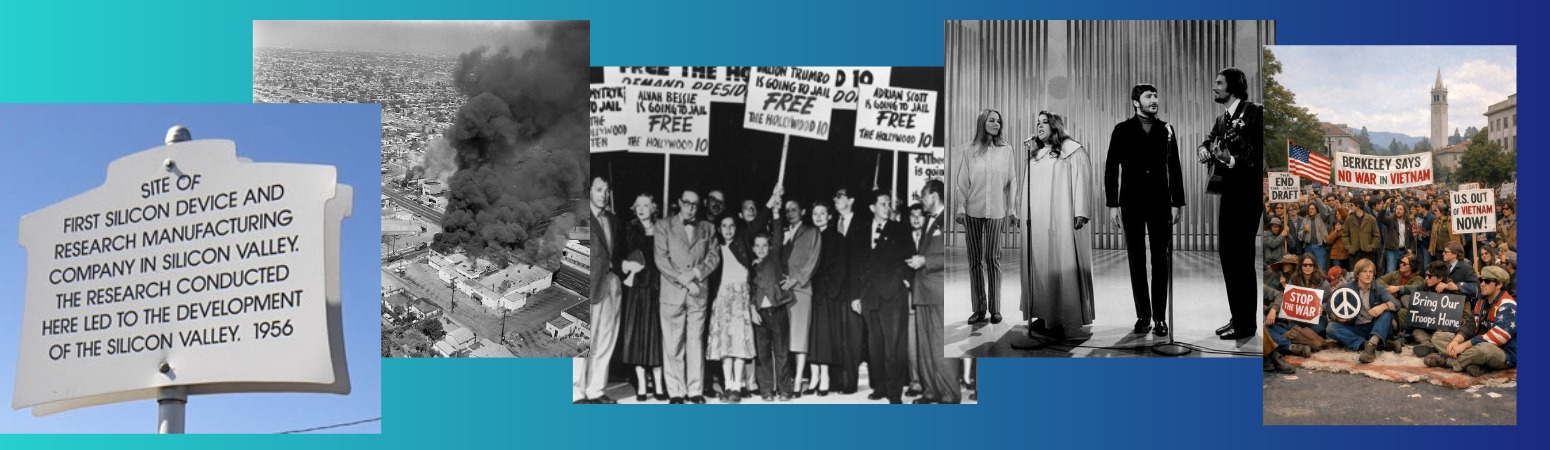 California History Continued – The 50’s and 60’s