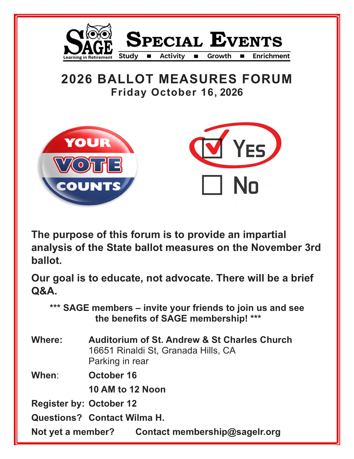 2026 BALLOT MEASURE FORUM